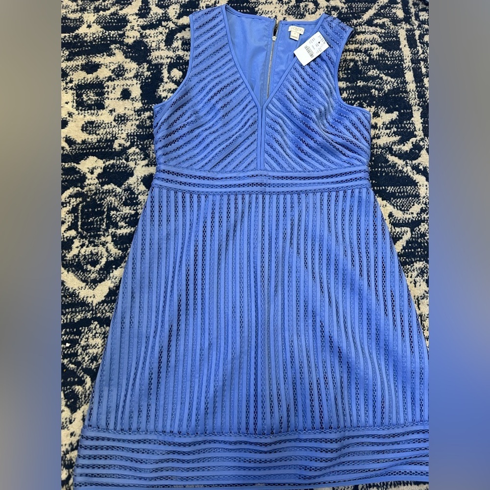 J. Crew Blue Sleeveless Dress